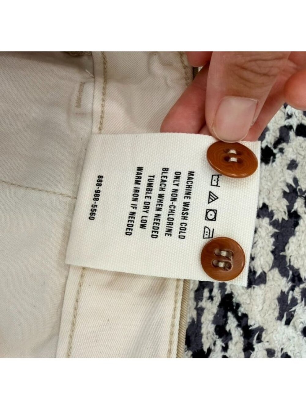 Buck Mason Paperback Twill Chino Pants Men's Size 32 K68 - Picture 9 of 15